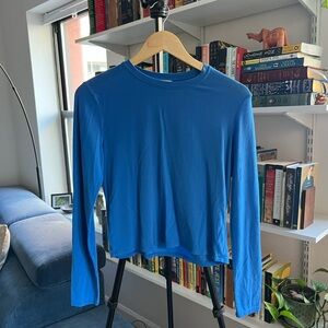 Babaton Vibrant Blue Everyday Hip Long Sleeve Top